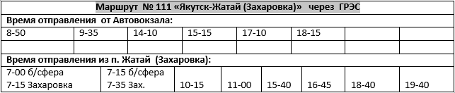 Расписание автобусов 111 никольское